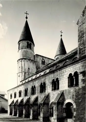 AK Quedlinburg Gernrode Stiftskirche gelaufen 1971 mit Marke