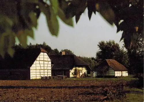 AK Grefrath, Freilichtmuseaum, Hofanlage aus Waldniel, 1988 ungelaufen