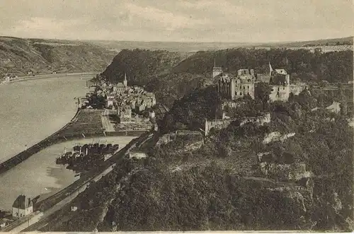 AK St. Goar, Rheinfels, 1908 ungelaufen 