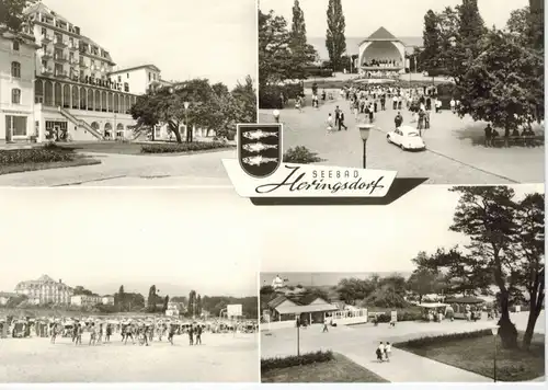 AK Heringsdorf, Ostseebad, Ansichten, Strandpromenade, Erholungsheim, 1978 gelaufen mit Marke