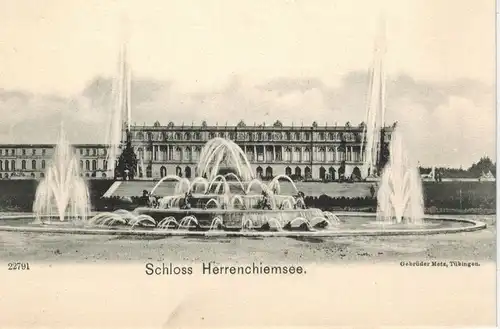AK Herrenchiemsee, Chiemsee, Schloß, ca. 1910er ungelaufen