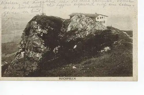 AK Bergen, Hochfelln, ca. 1920er Jahre, gelaufen mit Marken
