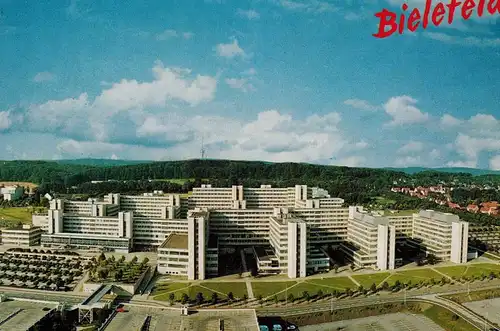 AK, Bielefeld, Universität, Nordansicht, ca. 1990er Jahre, ungelaufen