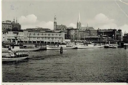 AK Szczecin, Stettin, Oder, Hakenterrasse, 1938 gelaufen mit Marke