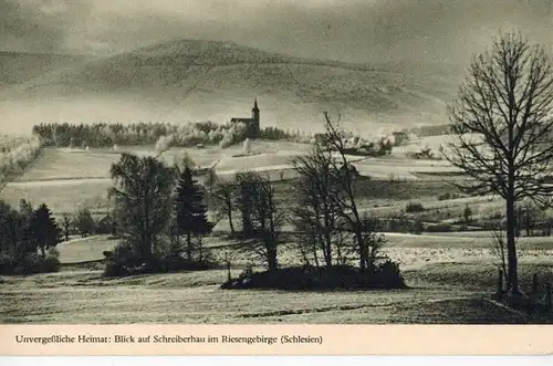 AK Jelenia Gora, Hirschberg, Szklarska Poseba, Schreiberhau, Riesengebirge, Niederschlesien, 1950er Jahre ungelaufen