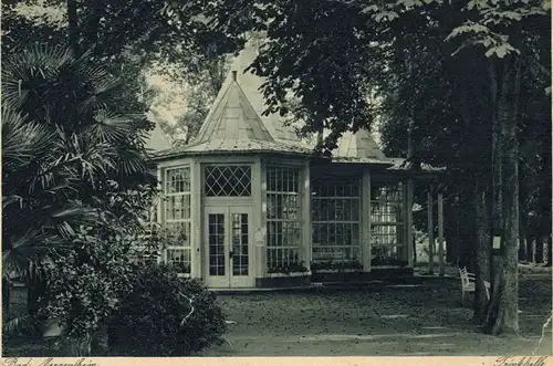 AK Bad Mergentheim, Trinkhalle, Kurpark, 1912 gelaufen ohne Marke