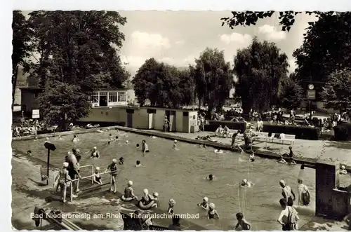 AK Bad Breisig, Bad Niederbreisig, Rhein, Thermalschwimmbad, 1971 gelaufen mit Marke