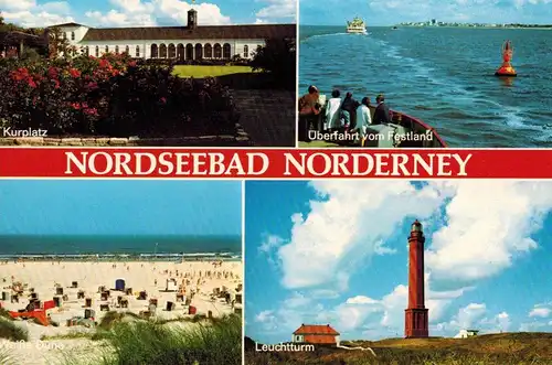 AK Norderney, Ansichten, 1983 gelaufen mit Marke