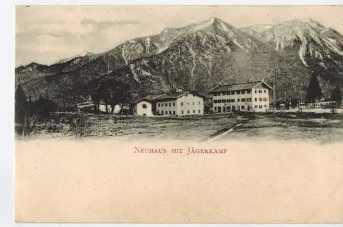 AK Schliersee, Neuhaus, Jägerkamp, ca. 1900-1910er Jahre ungelaufen