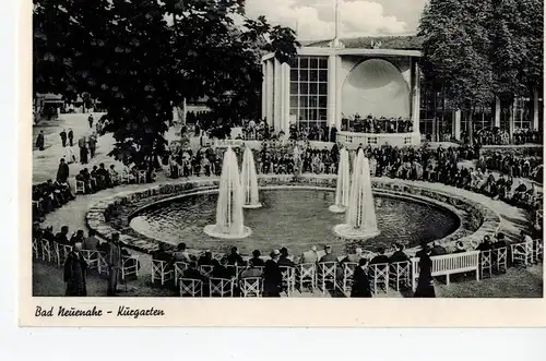 AK Bad Neuenahr-Ahrweiler, Kurgarten, 1954 gelaufen mit Marken + Sonderstempel