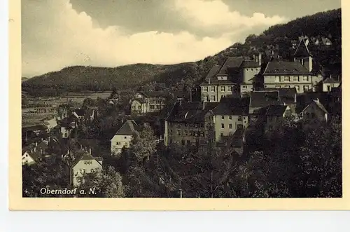 AK Oberndorf am Neckar, Ansicht, 1953 gelaufen mit Marke 