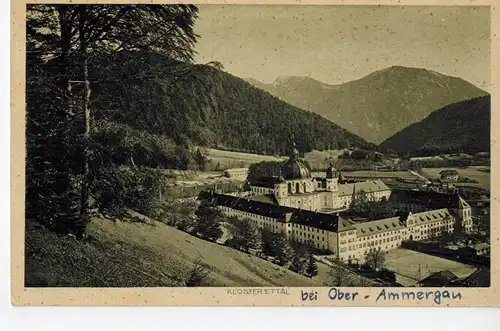 AK Ettal, Unterammergau, Kloster, ca. 1930er Jahre (?), ungelaufen