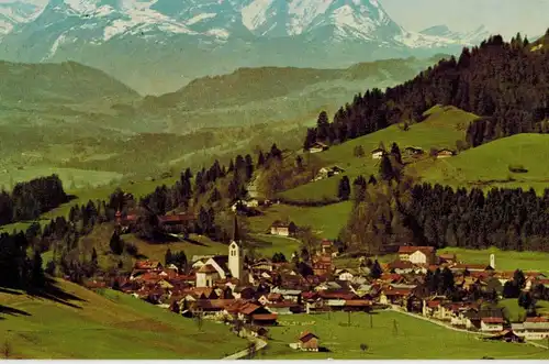 AK Oberstaufen, Alpenkurort, Schrothkurort, Allgäu, 1962 gelaufen mit Marke + Sonderstempel 