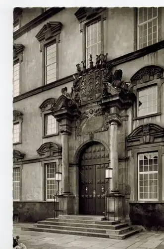 AK Osnabrück, Schloßportal, 1959 gelaufen mit Marke 