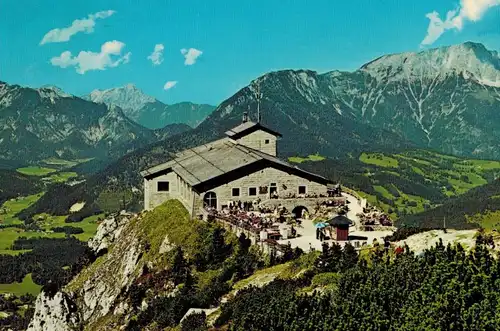 AK Berchtesgaden, Kehlsteinhaus, Hochstaufen, Unterberg, 1980 gelaufen mit Marke 