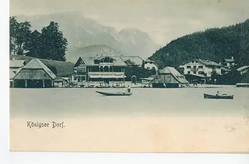 AK Schönau, Königssee, Dorf, 1910-20er Jahre, ungelaufen