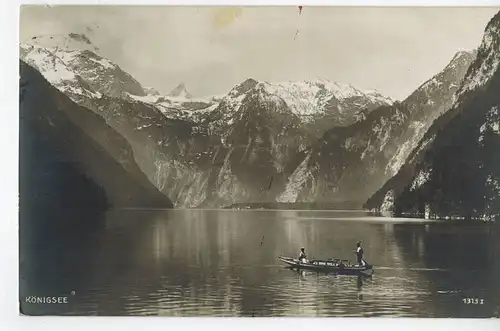 AK Schönau, Königssee, 1926 gelaufen mit Marke