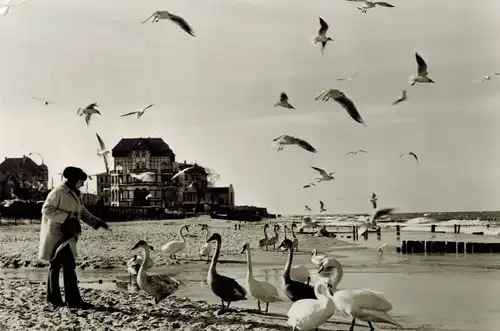 AK Kühlungsborn, Ostseebad, Strand, 1977 gelaufen mit Marke 