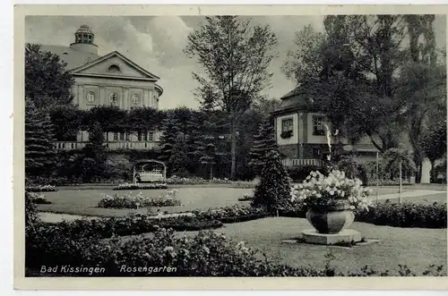 AK Bad Kissingen, Rosengarten, 1940 gelaufen mit Marke