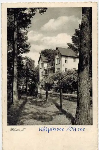 AK Loddin, Kölpinsee, Seebad, Kinder-Erholungsheim, Usedom, Ostsee, 1940 gelaufen mit Marke