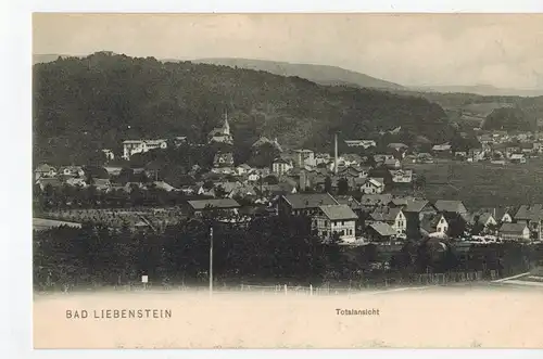 AK Bad Liebenstein, Thüringer Wald, Totalansicht, 1910er (?) Jahre, ungelaufen 