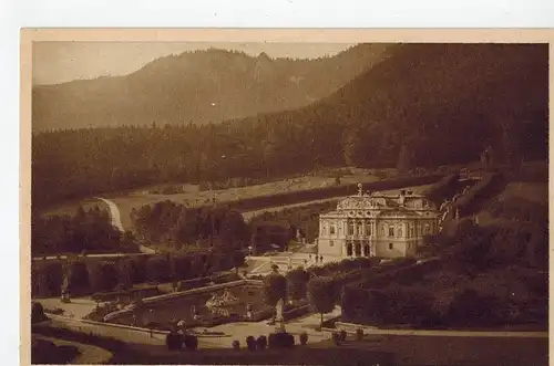 AK Ettal, Schloß Linderhof, ca. 1920er Jahre (?), ungelaufen