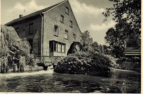 AK Schwalmtal, Lüttelforster Mühle, Gaststätte, 1959 gelaufen mit Marken