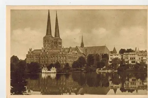 AK Lübeck, Dom, Museum, ca. 1930er Jahre, ungelaufen, unbeschriftet 