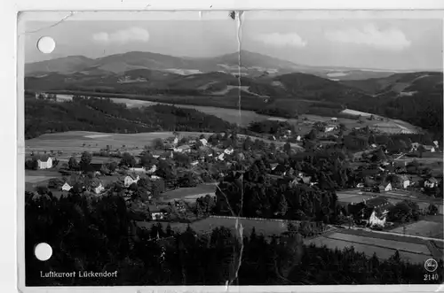AK Oybin, Lückendorf, Sachsen, Zittauer Gebirge, Luftkurort, Kurhaus, Jeschken, ca. 1930er Jahre, ungelaufen