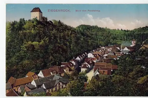 AK Ziegenrück, Thüringen, Parallelweg, color, 1910er Jahre ungelaufen