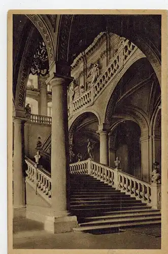 AK Würzburg, königliche Residenz, Treppenhaus, 1921 gelaufen ohne Marke