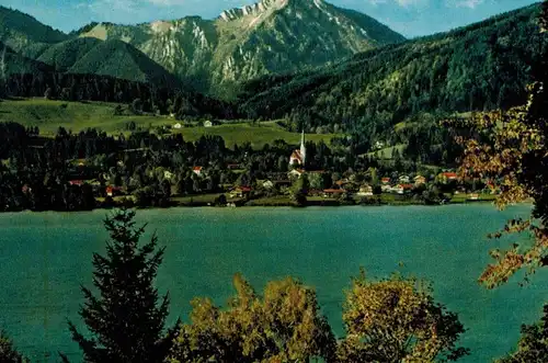 AK Bad Wiessee, Tegernsee, Kampen, 1973 gelaufen mit Marke 