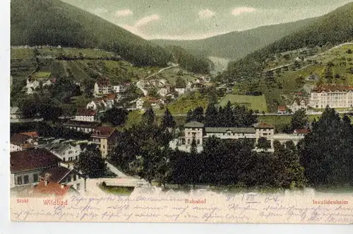 AK Bad Wildbad, Schwarzwald, Calmbach, 1904 gelaufen mit Marke