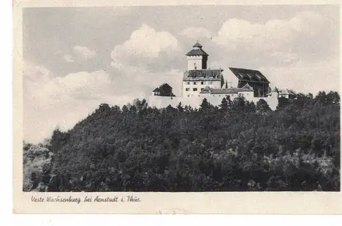 AK Wachsenburg, Amt Wachsenburg, Veste, Arnstadt, Thüringen, 1951 gelaufen mit Marke 