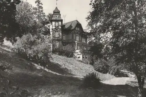 AK Wehlen, Erholungsheim \\\"Schöne Aussicht\\\", 1987 gelaufen mit Sondermarke + Sonderstempel 