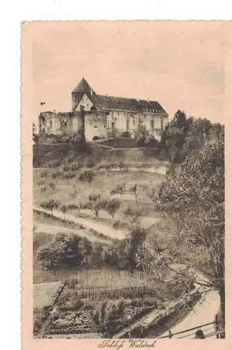 AK Waldeck, Schloß, Hotel, Restaurant, 1916 gelaufen ohne Marke, Feldpost 