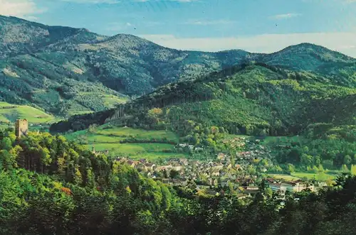 AK Waldkirch, Breisgau, Schwarzwald, Blick zum Kandel, 1969 gelaufen mit Marke 