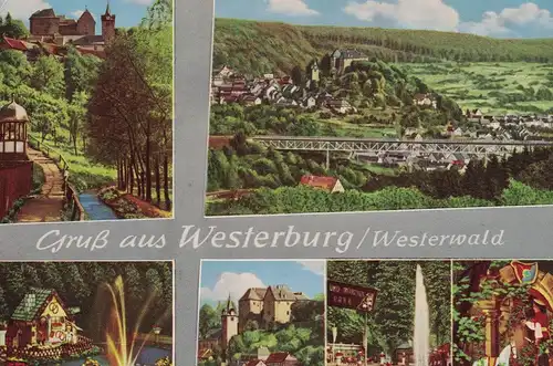 AK Westerburg, Westerwald, Ansichten, 1960 gelaufen mit Marke
