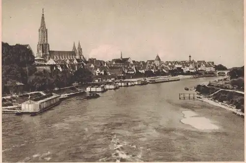 AK Ulm, Donau, Münster, Ansicht, ca. 1930-50er Jahre, ungelaufen