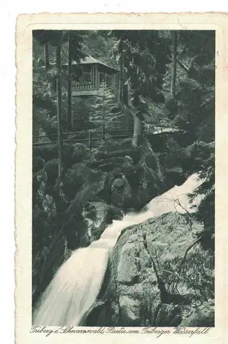 AK Triberg im Schwarzwald, Triberger Wasserfall, 1926 gelaufen mit Marke
