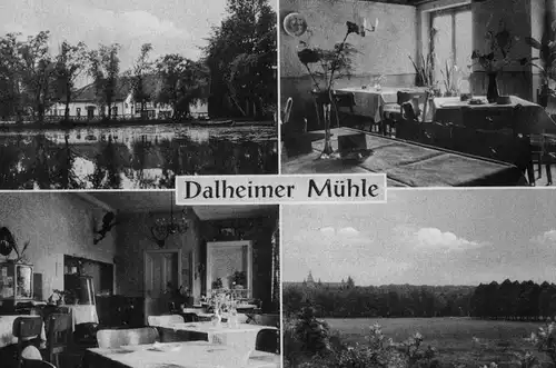 AK Wegberg, Dahlheim-Rödgen, Dalheimer Mühle, Ansichten, 1959 gelaufen mit Marke