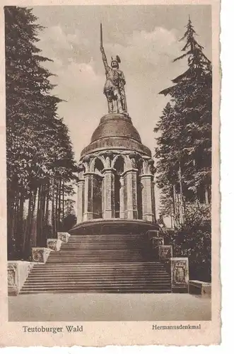 AK Detmold, Hiddesen, Grotenburg, Herrmansdenkmal, Teutoburger Wald, ca. 1910-20er Jahre gelaufen ohne Marke