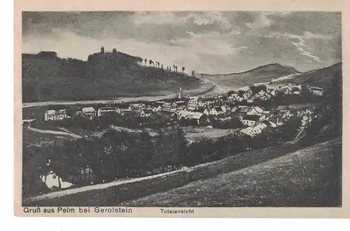 [Feldpostkarte] AK Pelm, Eifel, Gerolstein, Vulkaneifel, Ansicht, Feldpost, 1918 gelaufen ohne Marke. 