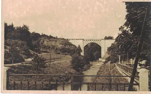 [Echtfotokarte schwarz/weiß] AK Unstruttal, Reiser, Eisenbahnbrücke, Reiserschen Tal, bei Mülhausen, Thürigen, Flachstal, 1959 gelaufen (Karte augenscheinlich älter), mit Marke. 