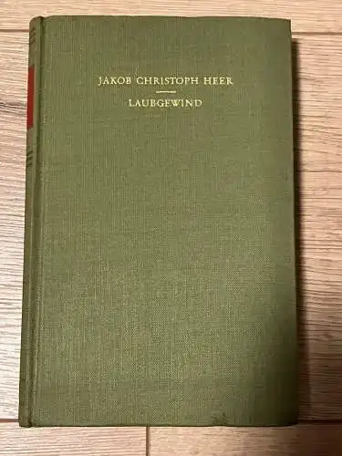 J.C Heer: Laubgewind. 