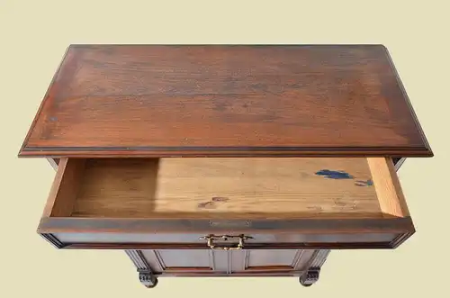 Antikes Gründerzeit Mahagoni Kommode Schrank Vertiko von 1880