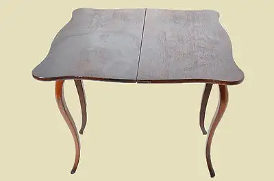 Antiker Louis Philippe Mahagoni Beistelltisch Tisch Spieltisch von 1860 9