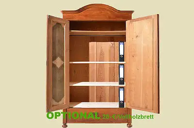 Antiker Nußbaum Jugendstil Kleiderschrank mit Spiegel von 1910 5