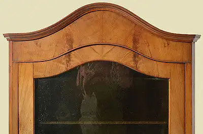 Antike Biedermeier Mahagoni Bücherschrank Schrank Vitrine von 1840