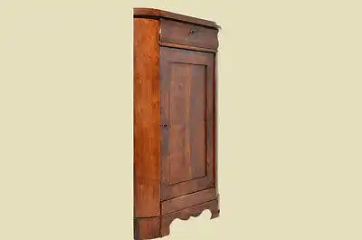 Antiker Biedermeier Schrank Kommode Vertiko Eckschrank von 1820